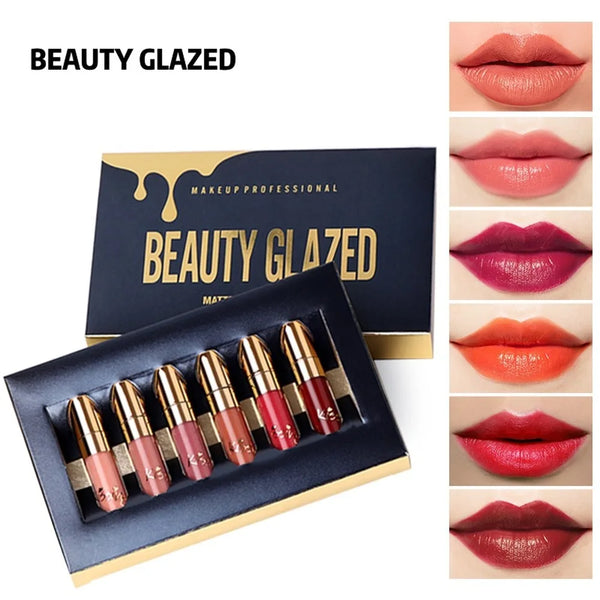 Beauty Glazed 1/6PCS Matte Lipstick