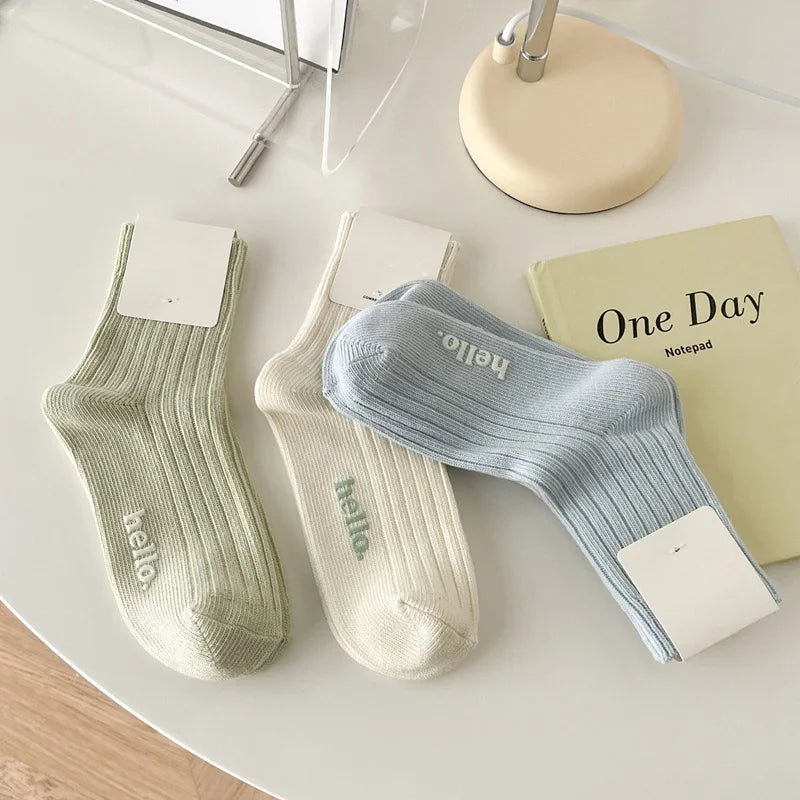 Spring Summer Cotton Socks