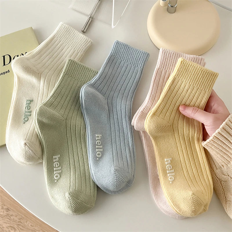 Spring Summer Cotton Socks