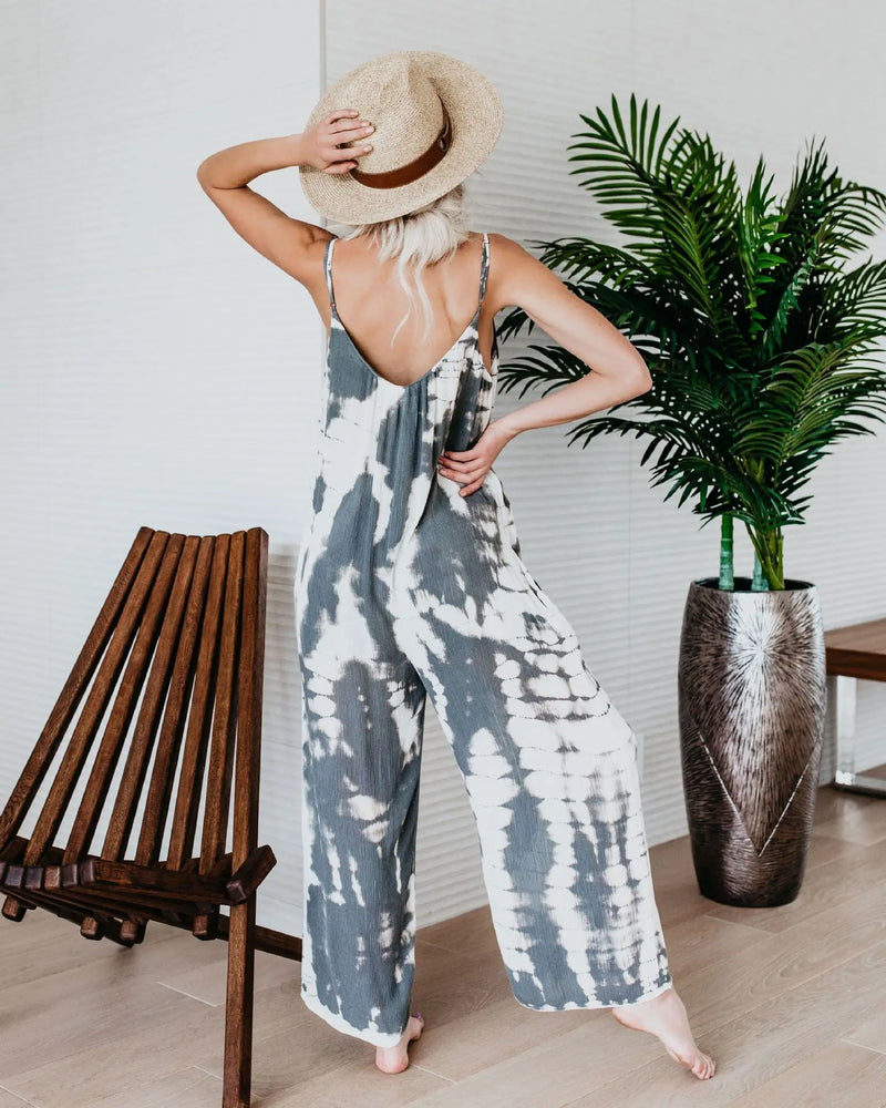 Tie Dye Summer Jumpsuit